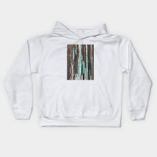 Old painting on cracked wood Kids Hoodie